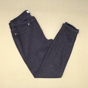 Lila Ryan Ankle Skinny Jeans Women's Size 26 Petite Night Shade Purple Wash